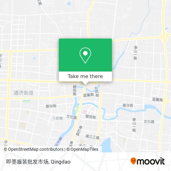 即墨服装批发市场 map