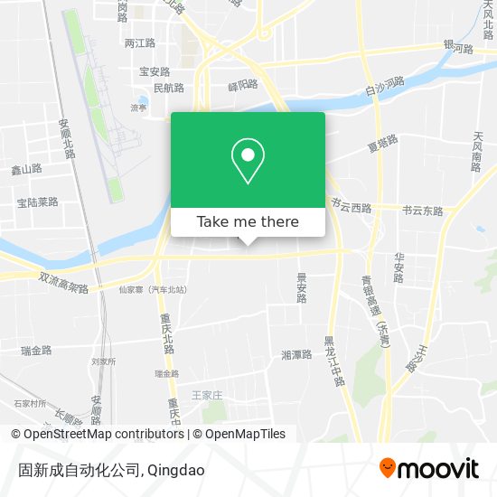固新成自动化公司 map