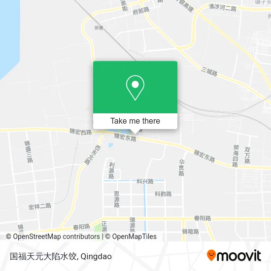 国福天元大陷水饺 map