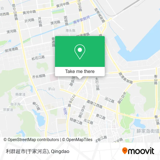 利群超市(于家河店) map