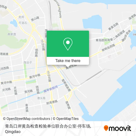 青岛口岸黄岛检查检验单位联合办公室-停车场 map