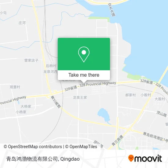 青岛鸿渤物流有限公司 map