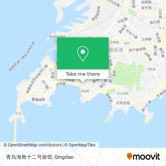 青岛海角十二号旅馆 map