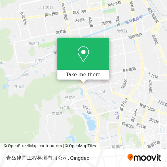 青岛建国工程检测有限公司 map