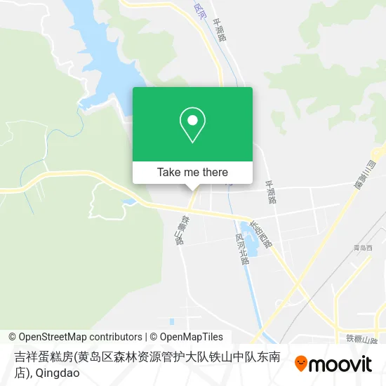 吉祥蛋糕房(黄岛区森林资源管护大队铁山中队东南店) map