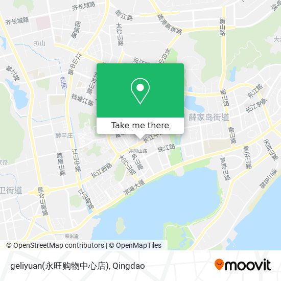 geliyuan(永旺购物中心店) map