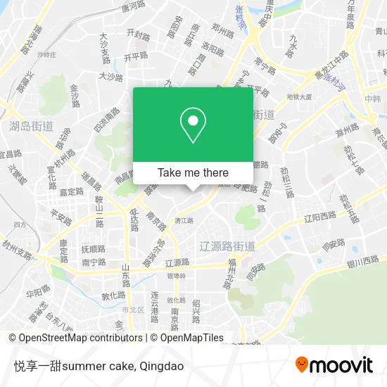 悦享一甜summer cake map