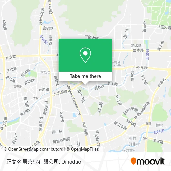 正文名居茶业有限公司 map