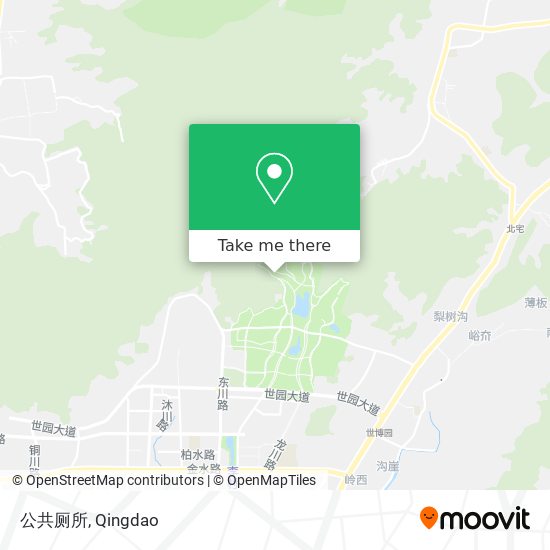 公共厕所 map