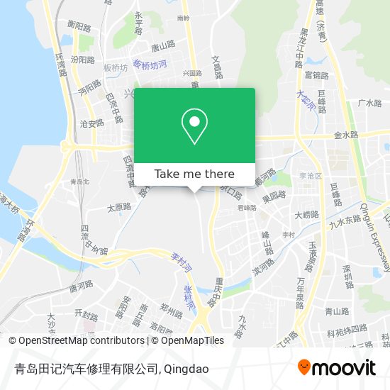 青岛田记汽车修理有限公司 map