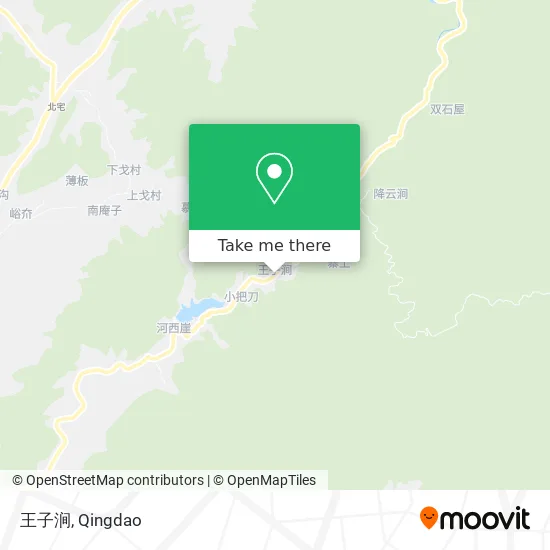王子涧 map