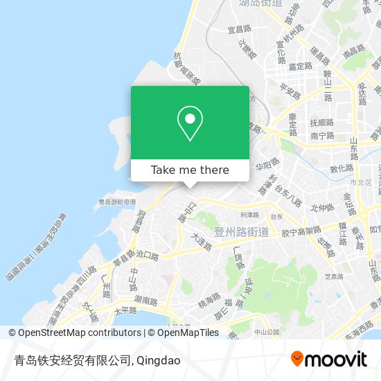 青岛铁安经贸有限公司 map