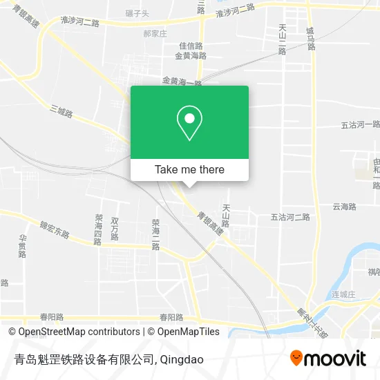 青岛魁罡铁路设备有限公司 map