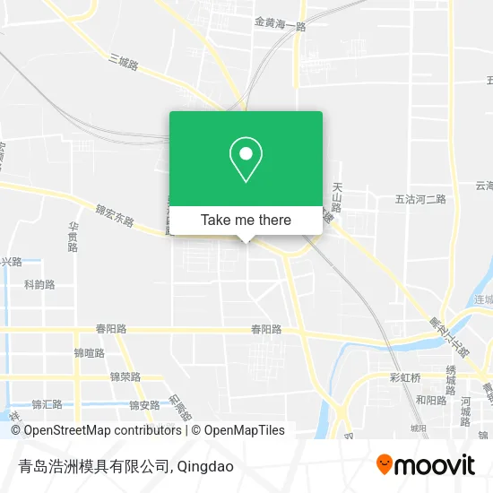 青岛浩洲模具有限公司 map