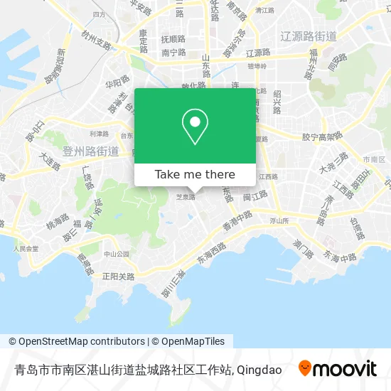 青岛市市南区湛山街道盐城路社区工作站 map