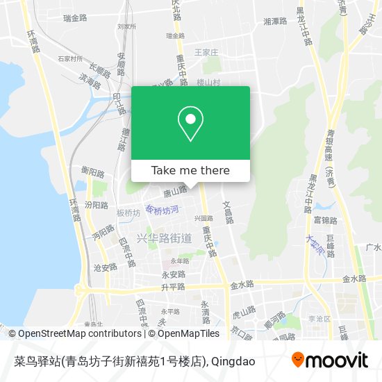 菜鸟驿站(青岛坊子街新禧苑1号楼店) map