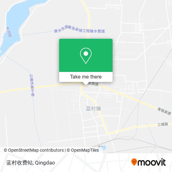 蓝村收费站 map