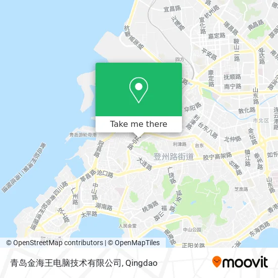 青岛金海王电脑技术有限公司 map