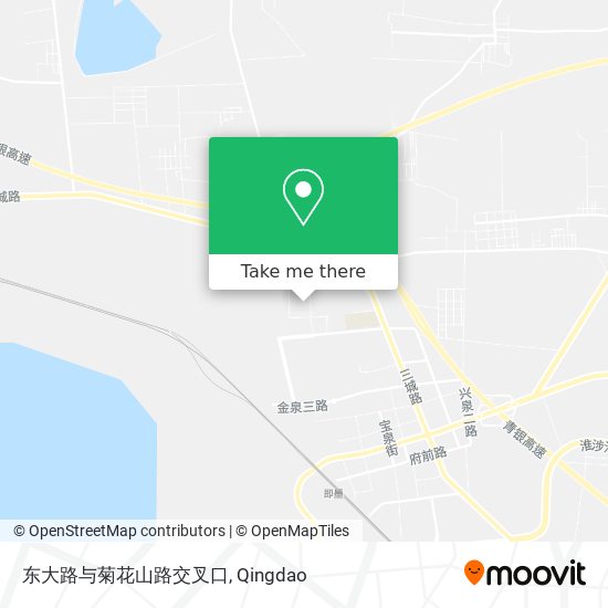 东大路与菊花山路交叉口 map