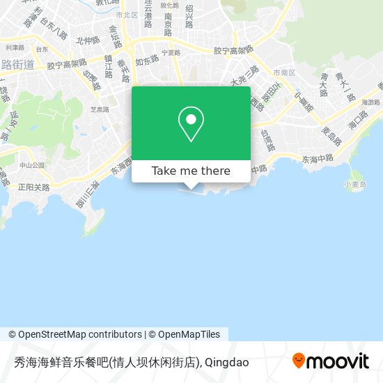 秀海海鲜音乐餐吧(情人坝休闲街店) map