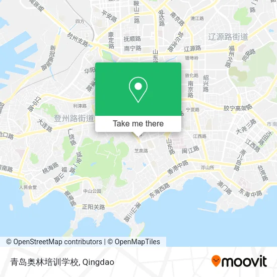 青岛奥林培训学校 map