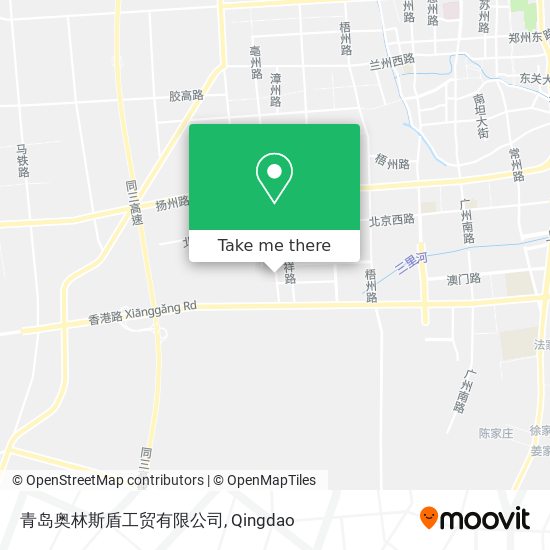 青岛奥林斯盾工贸有限公司 map