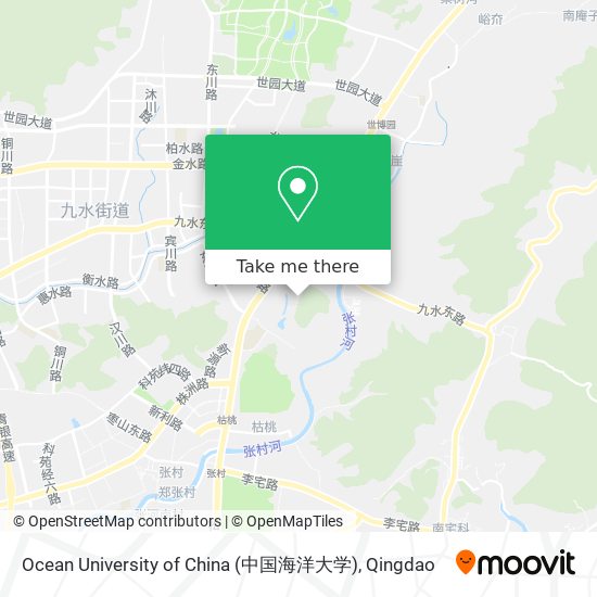 Ocean University of China (中国海洋大学) map