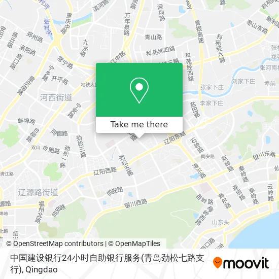 中国建设银行24小时自助银行服务(青岛劲松七路支行) map