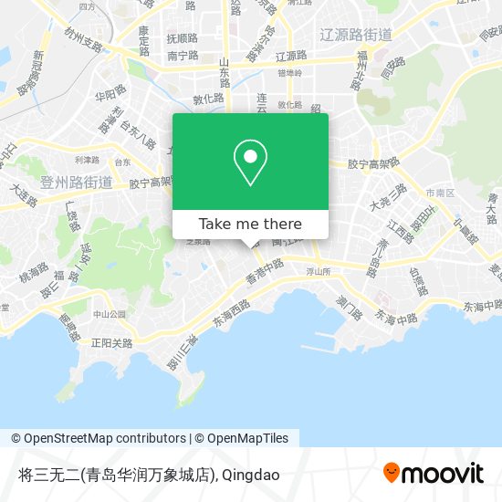 将三无二(青岛华润万象城店) map