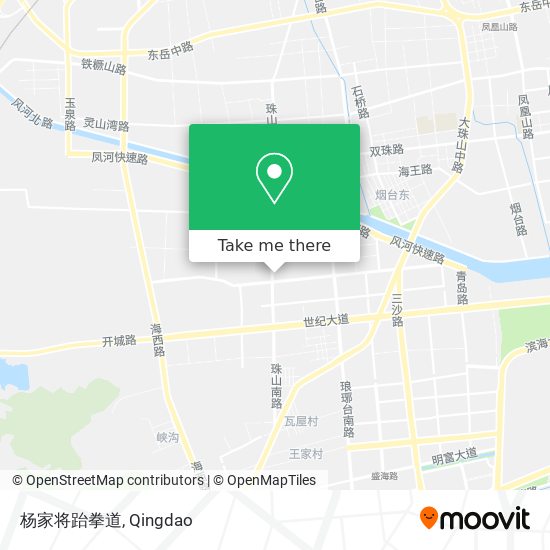 杨家将跆拳道 map