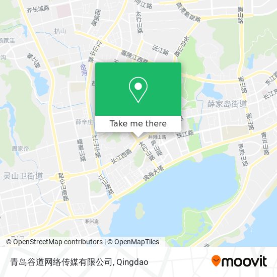 青岛谷道网络传媒有限公司 map