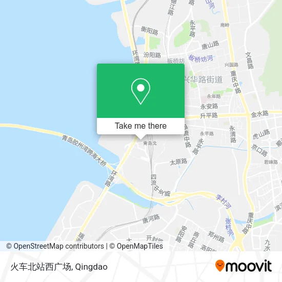 火车北站西广场 map
