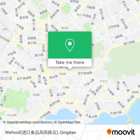 Wefood(进口食品高田路店) map