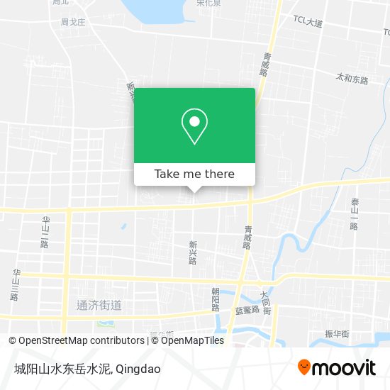 城阳山水东岳水泥 map