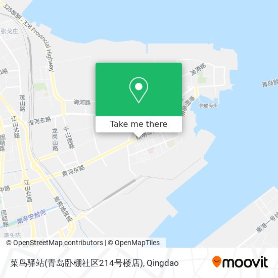 菜鸟驿站(青岛卧棚社区214号楼店) map