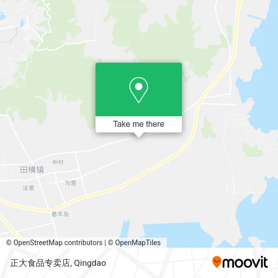 正大食品专卖店 map