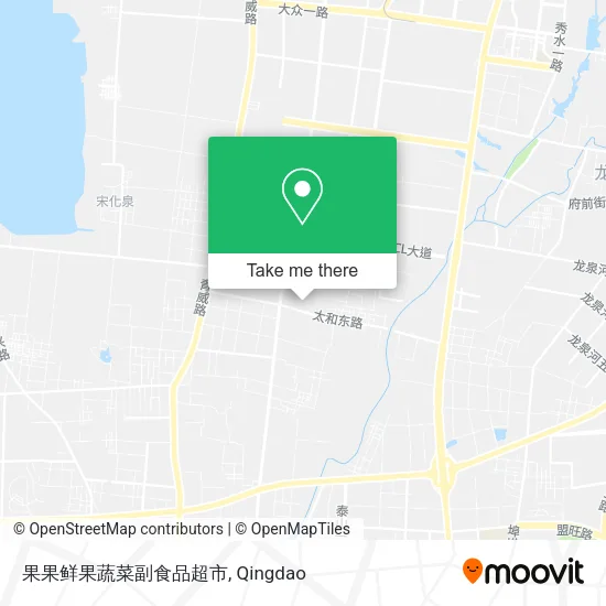 果果鲜果蔬菜副食品超市 map