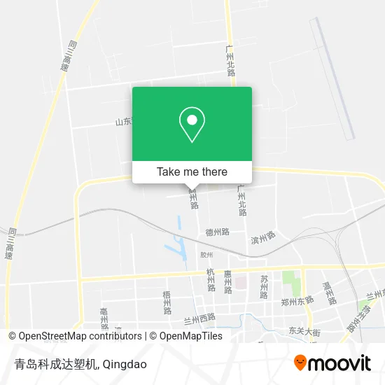 青岛科成达塑机 map