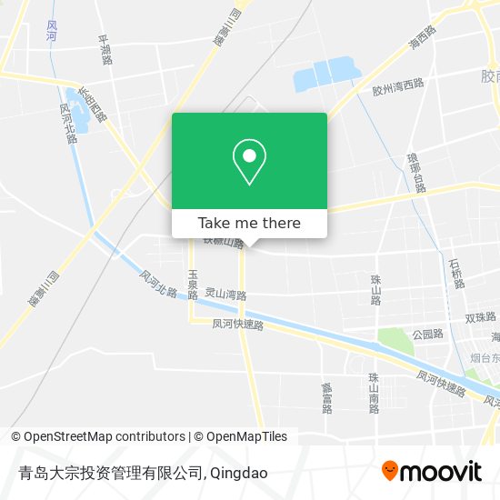 青岛大宗投资管理有限公司 map