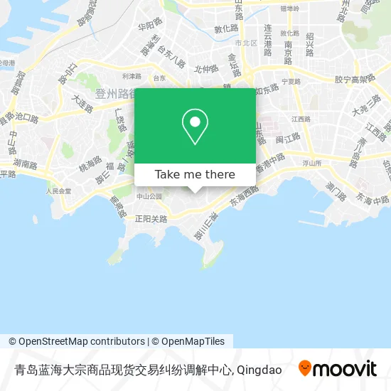 青岛蓝海大宗商品现货交易纠纷调解中心 map
