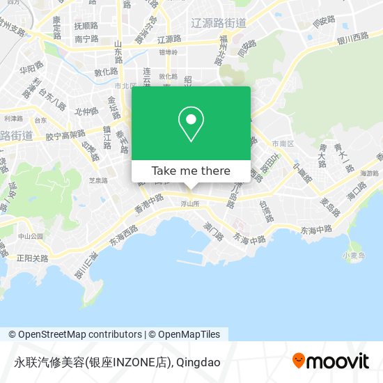 永联汽修美容(银座INZONE店) map