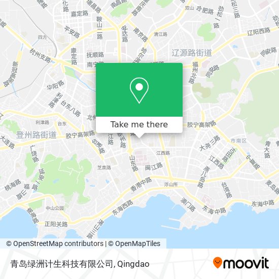 青岛绿洲计生科技有限公司 map