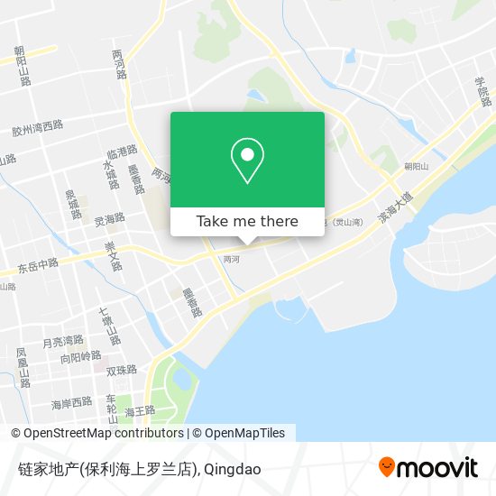 链家地产(保利海上罗兰店) map