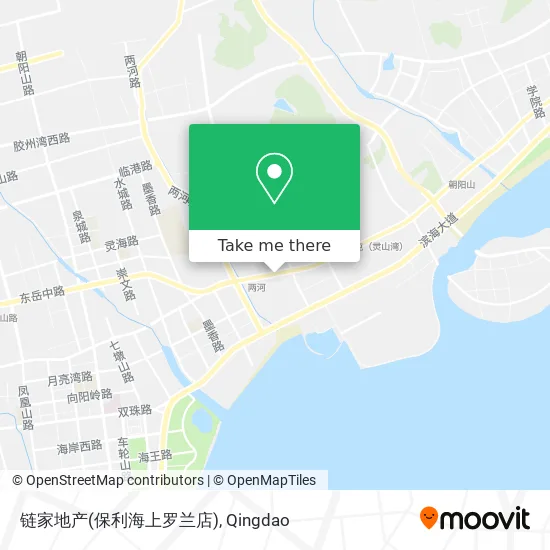 链家地产(保利海上罗兰店) map