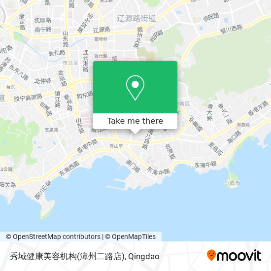 秀域健康美容机构(漳州二路店) map