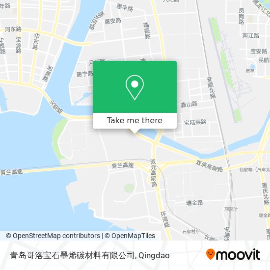 青岛哥洛宝石墨烯碳材料有限公司 map