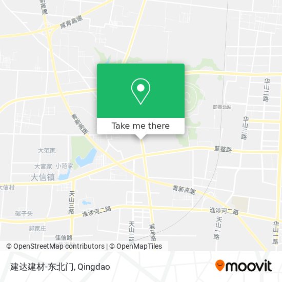 建达建材-东北门 map