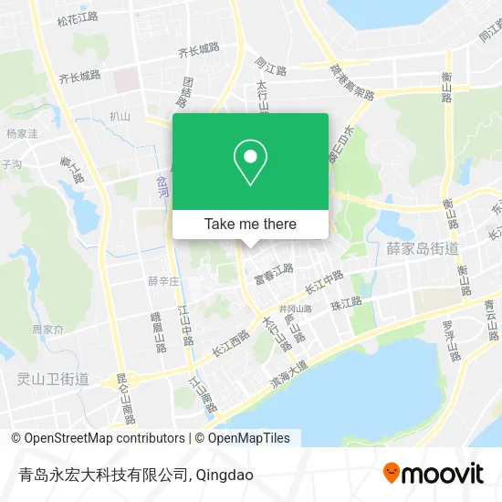 青岛永宏大科技有限公司 map