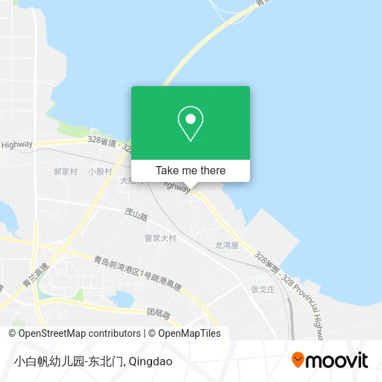 小白帆幼儿园-东北门 map