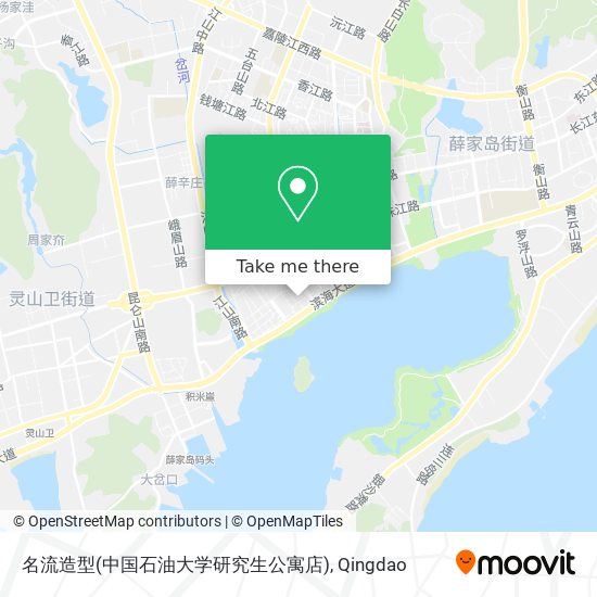 名流造型(中国石油大学研究生公寓店) map